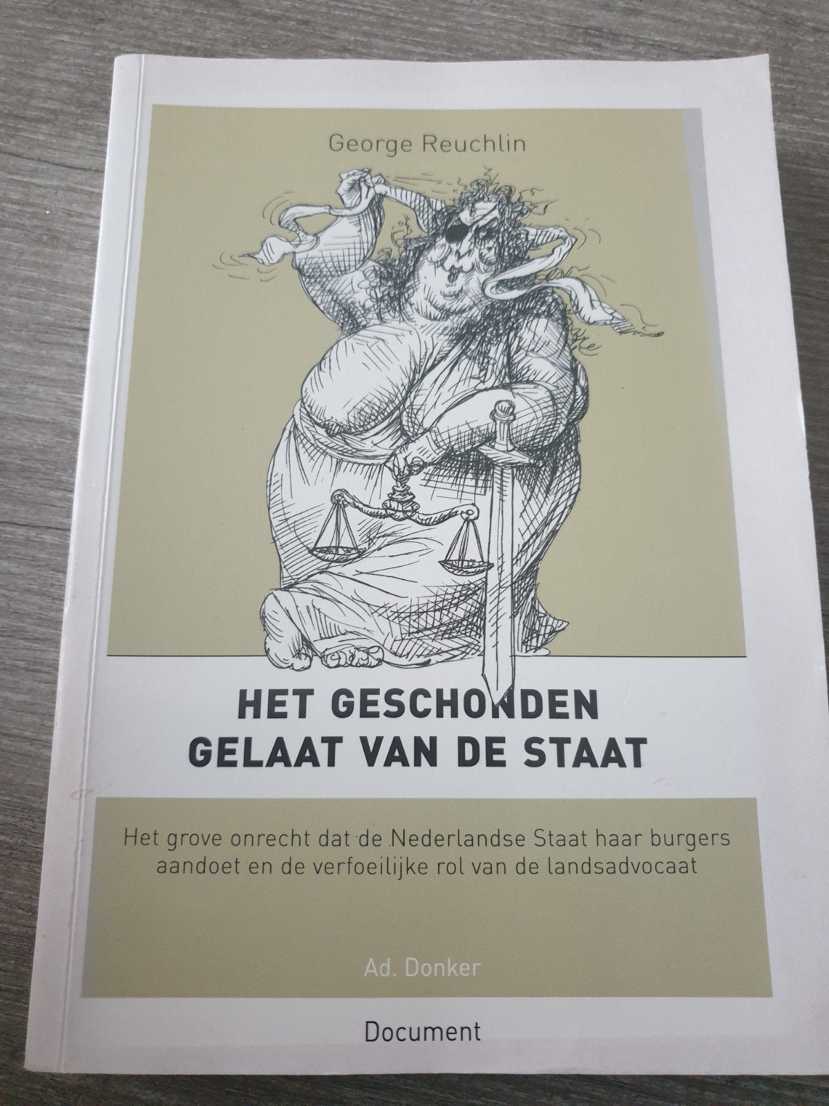 Het Geschonden Gelaat van de Staat - George Reuchlin, Ophalen of Verzenden, Gelezen, George Reuchlin