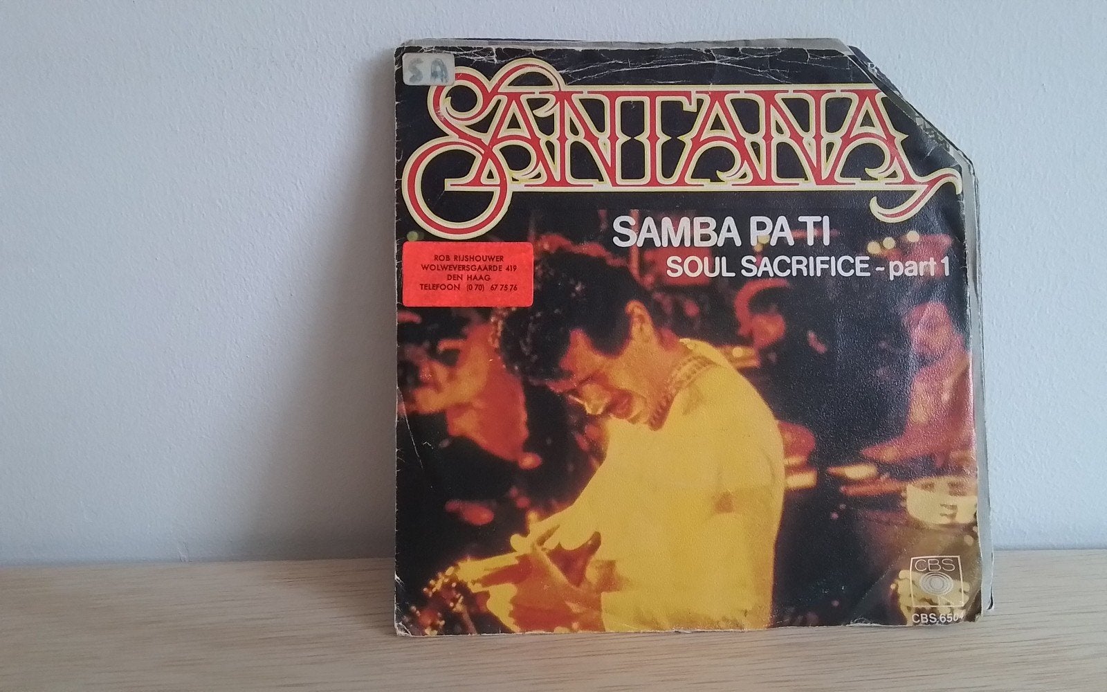 Santana - samba pa ti, Cd's en Dvd's, Vinyl Singles, Ophalen of Verzenden, Gebruikt, Pop