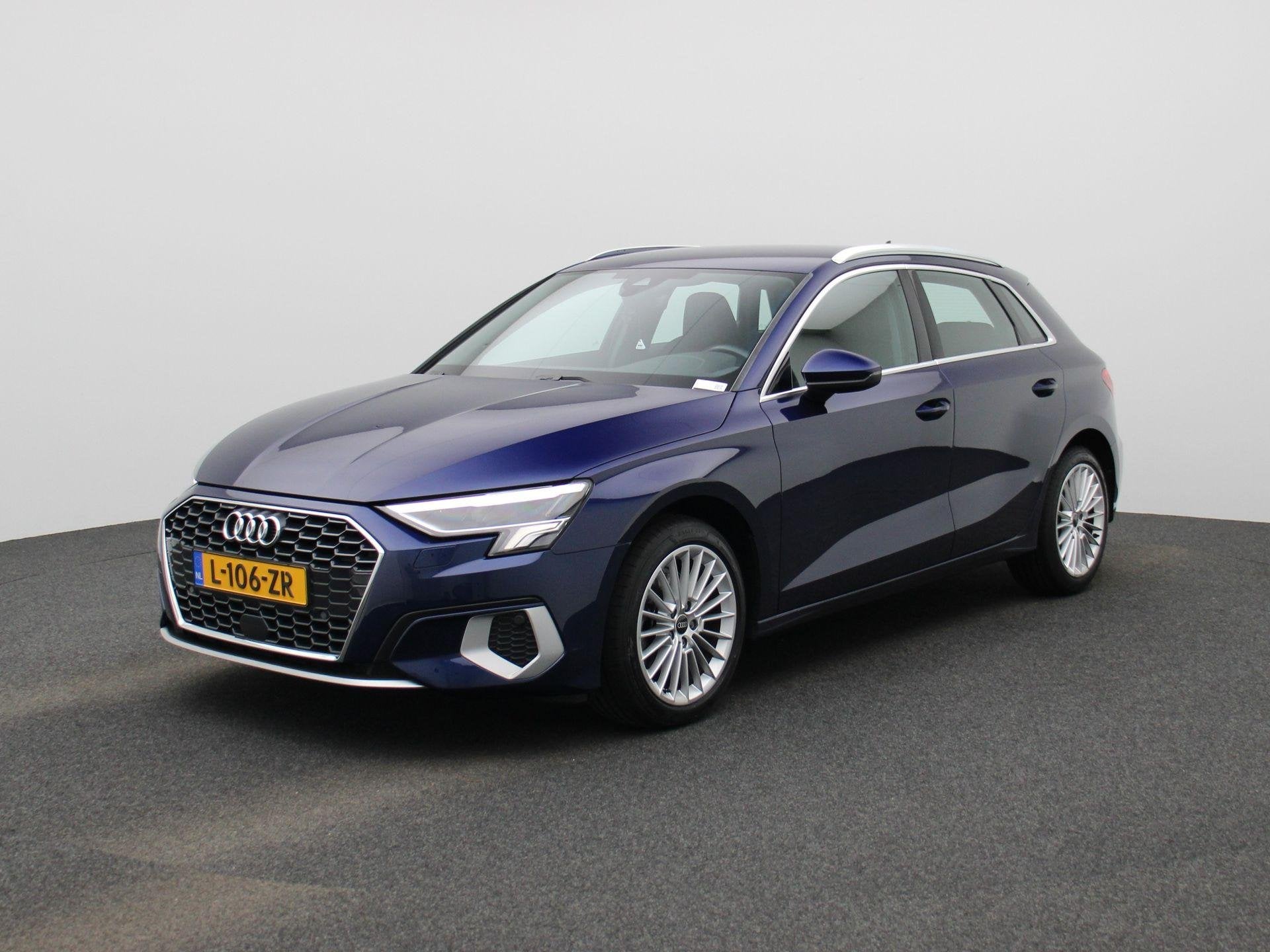 Audi A3 Sportback 30 TFSI Advanced edition |BTW | Trekhaak 1, Auto's, Stof, Gebruikt, Blauw, Origineel Nederlands