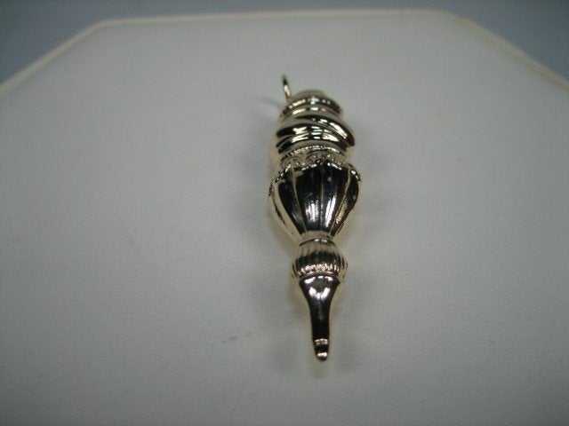 Zeeuwse 14 karaat antieke breinaaldkoker ca. 1880, Verzenden, Goud, Hanger