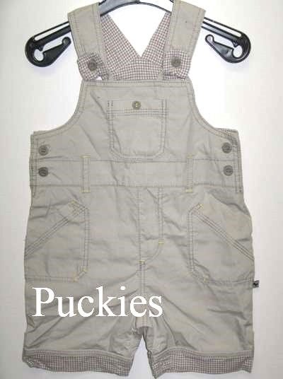 Beige tuinbroekje maat prematuur NIEUW (9309) a, Kinderen en Baby's, Babykleding | Prematuur, Broekje, Nieuw, Ophalen of Verzenden