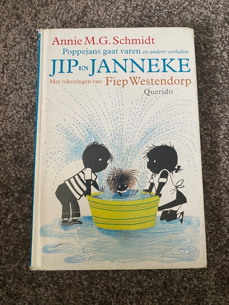 Jip en Janneke boek, Poppejans gaat varen, Ophalen of Verzenden, Gelezen, Annie M.G. Schmidt, Fictie algemeen