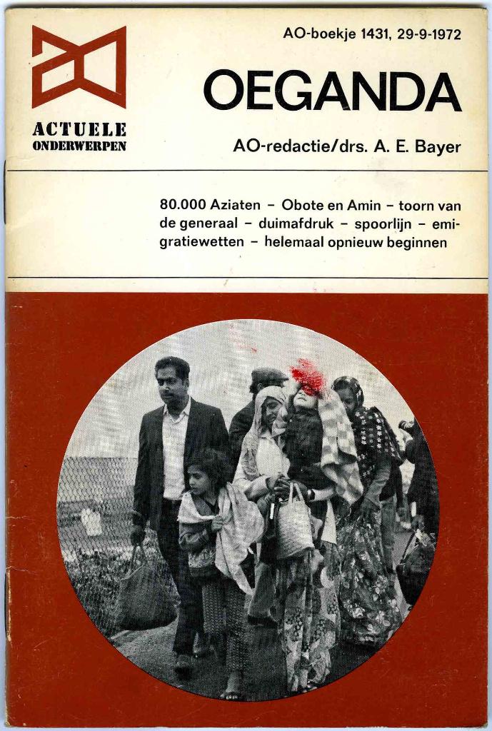 Oeganda - A. E. Bayer, Boeken, 20e eeuw of later, Afrika, Ophalen of Verzenden, Zo goed als nieuw