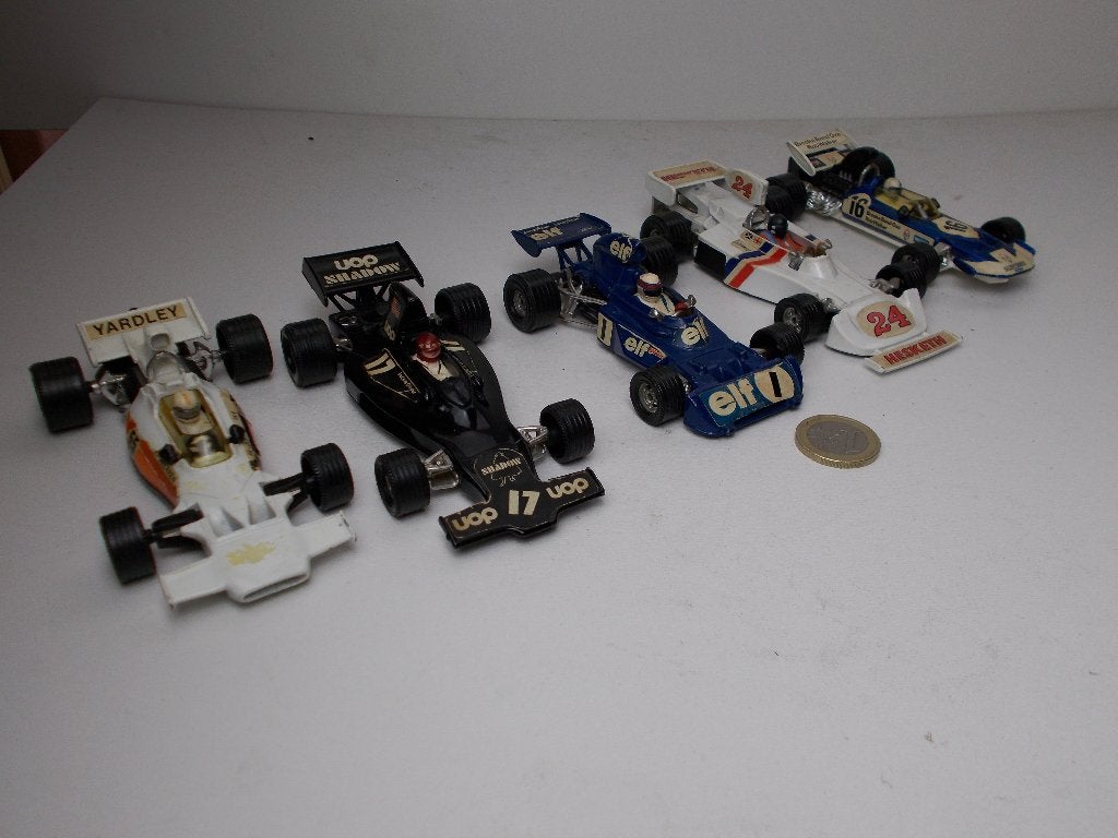 Vintage Corgi Toys (Whizzwheels) 5 X FORMULE 1 RACEWAGENS, Ophalen of Verzenden, Zo goed als nieuw, Auto, Corgi