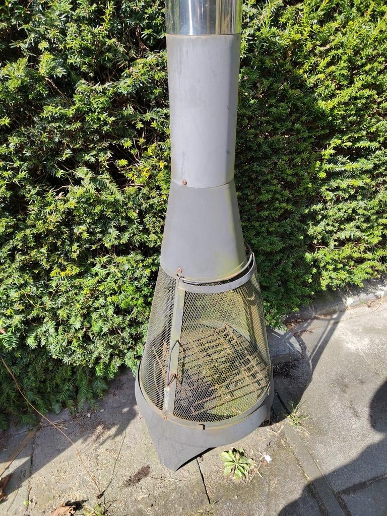 Tuinhaard met vonkenscherm, Ophalen of Verzenden