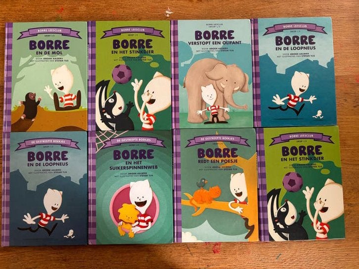 Borre Leesclub Boekenset - 8 delen groep 1/2, Ophalen of Verzenden, Zo goed als nieuw, Fictie algemeen