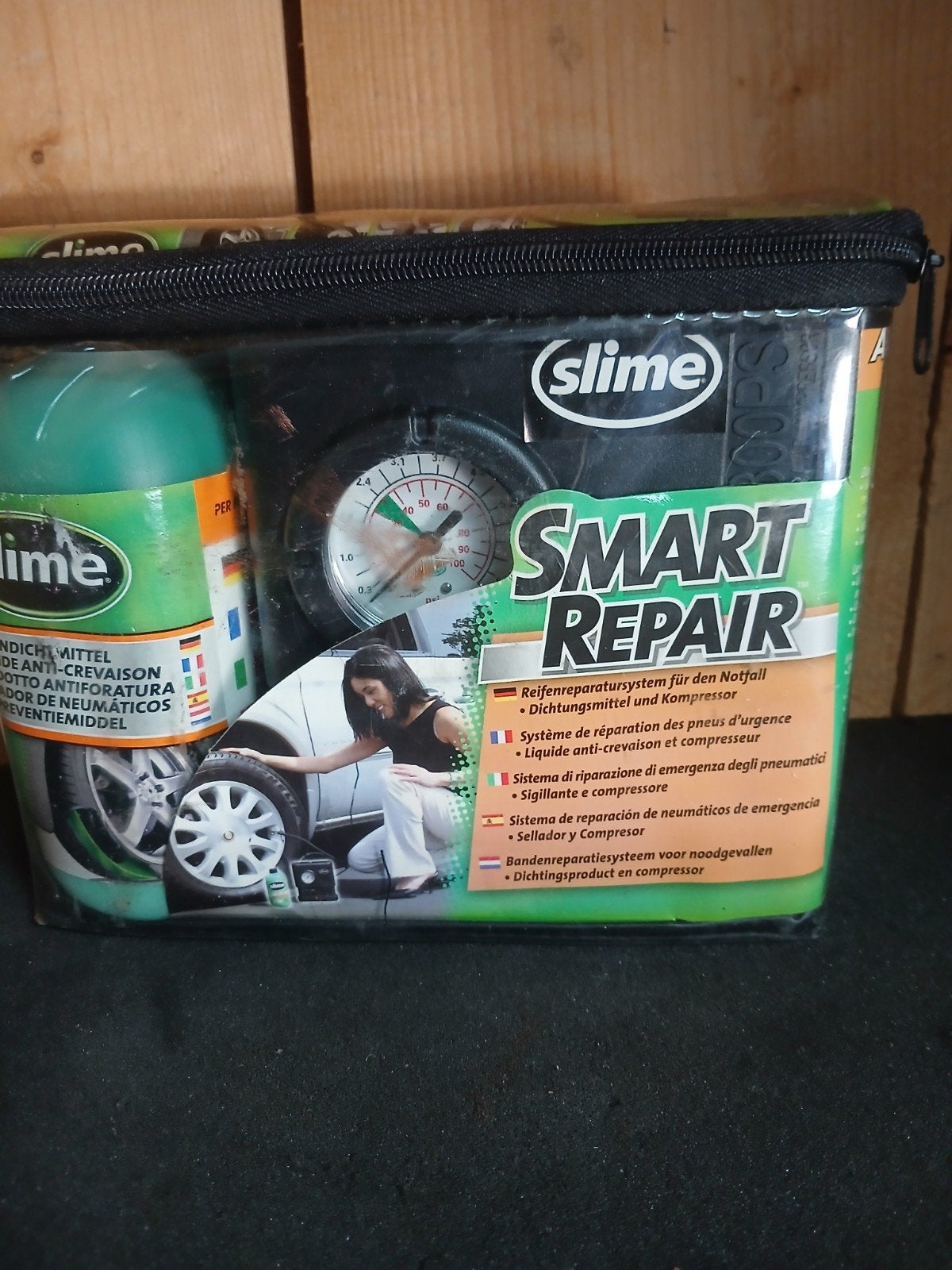 Slime Smart Repair Bandenreparatieset met Compressor, Ophalen of Verzenden, Nieuw