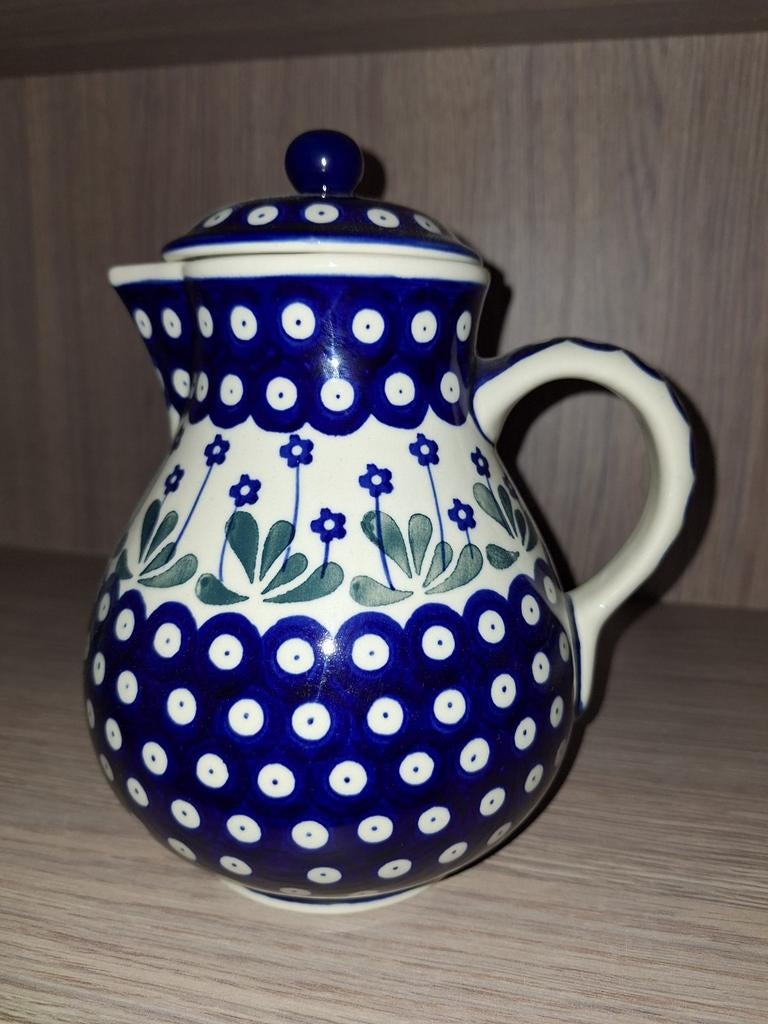 Koffie/theepot Bunzlau Castle Pools keramiek-nieuw, Keramiek, Overige typen, Nieuw, Ophalen of Verzenden