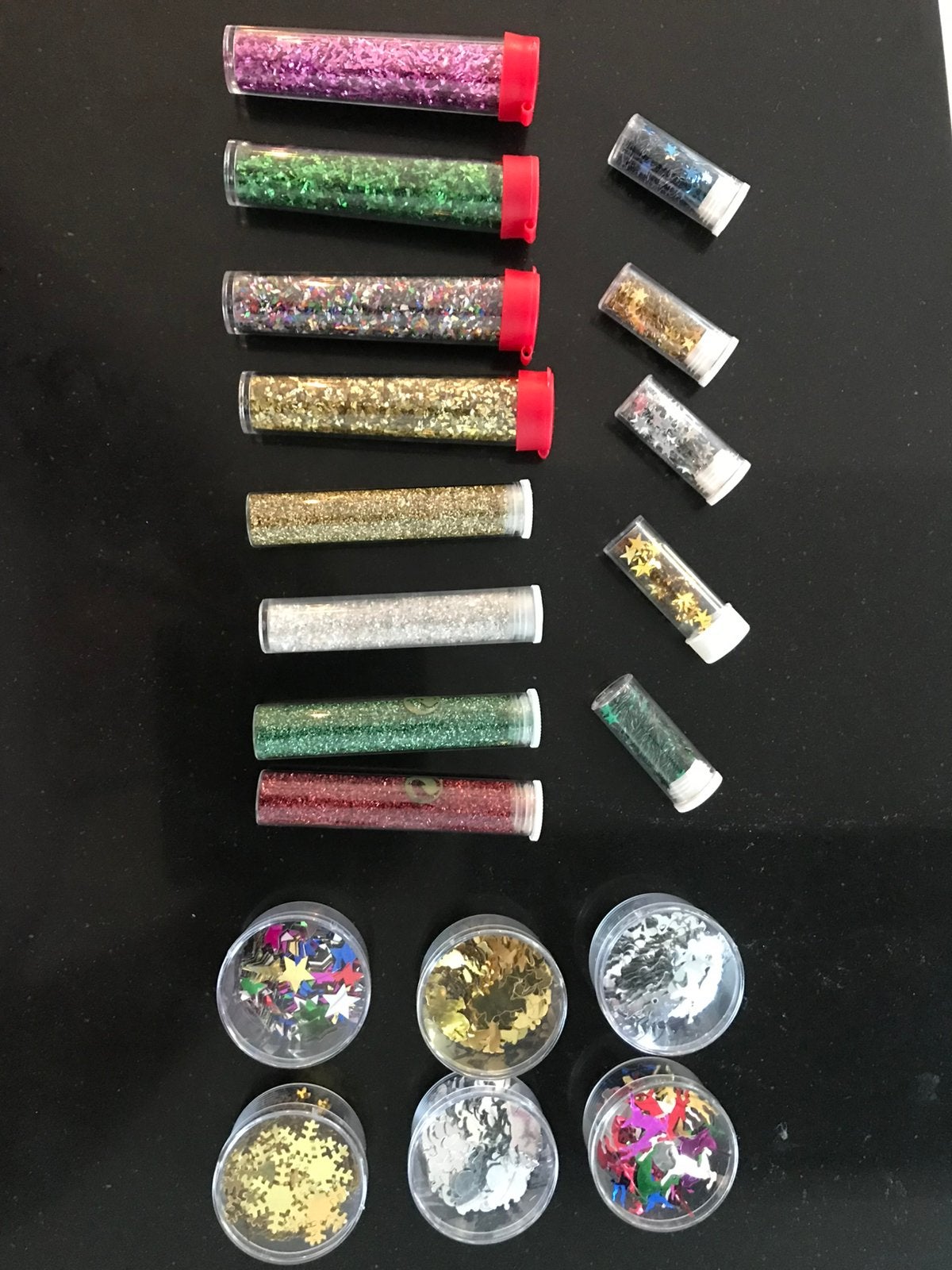 Leuke glitters en pailetten met thema Kerst om te knutselen, Ophalen of Verzenden, Nieuw