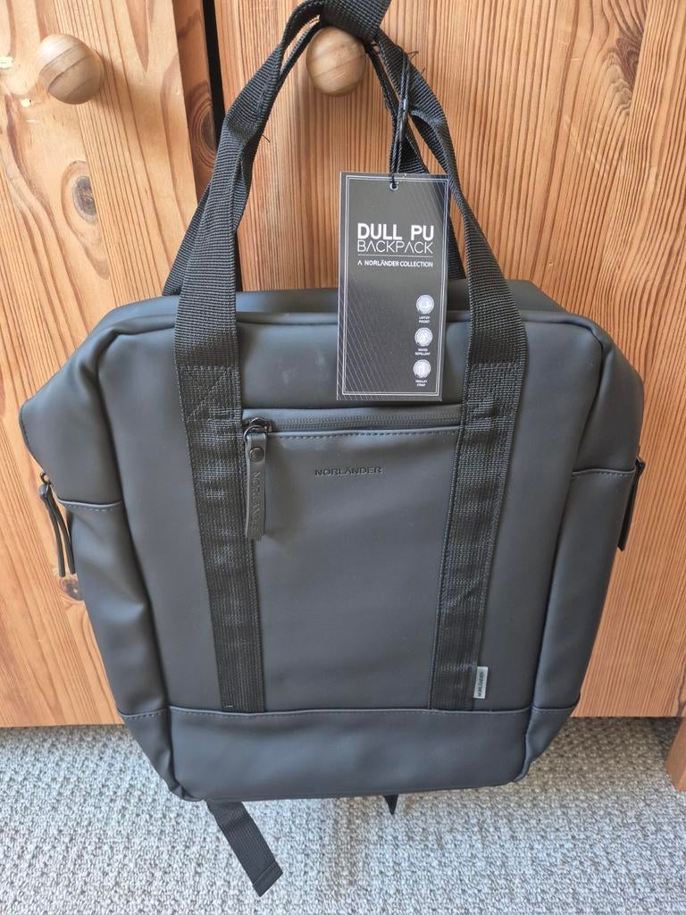 Norlander dull pu rugtas, Ophalen, Nieuw, Overige merken, 30 tot 45 cm