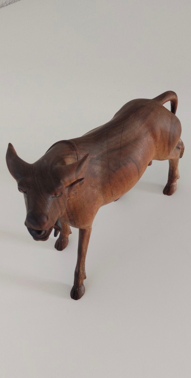 Prachtige Buffel Houtsnijwerk voor €65, Ophalen of Verzenden, Hout, Houtsnijwerk