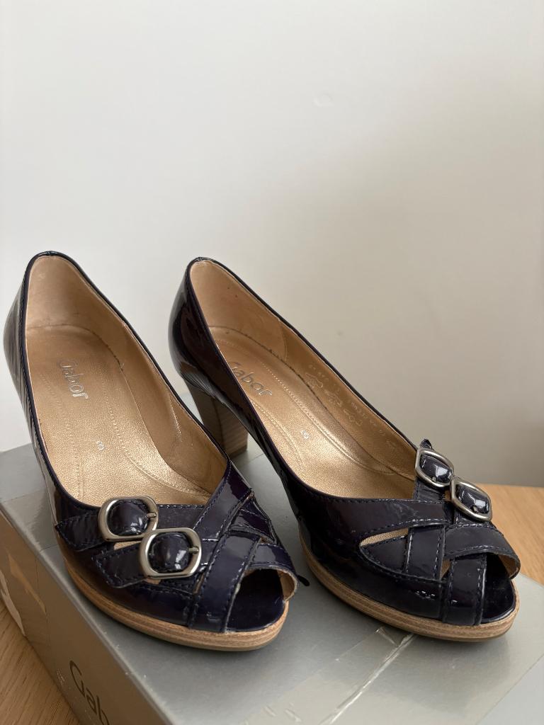 Pumps Gabor blauw lakleer, Pumps, Blauw, Gabor, Ophalen of Verzenden