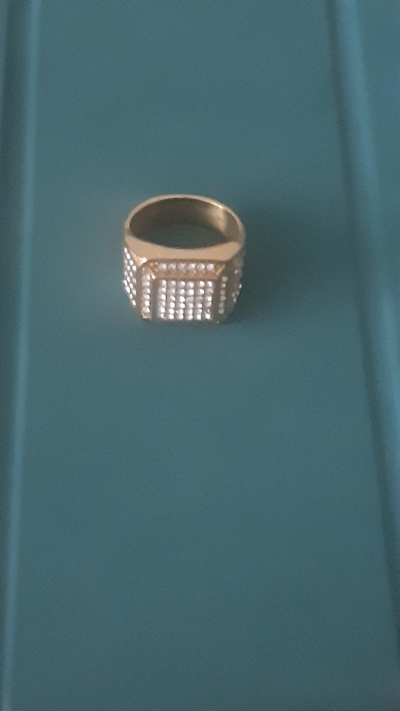 Ring heren, Overige materialen, 20 of groter, Heer, Ophalen of Verzenden