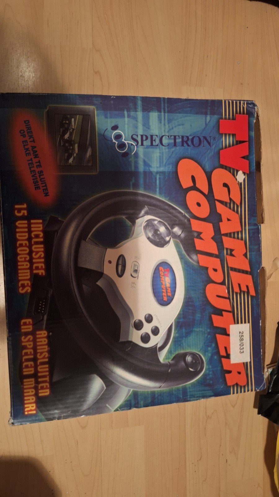 Spectron TV Game Computer met Stuur en 15 Games, Ophalen, Overige merken, Gebruikt