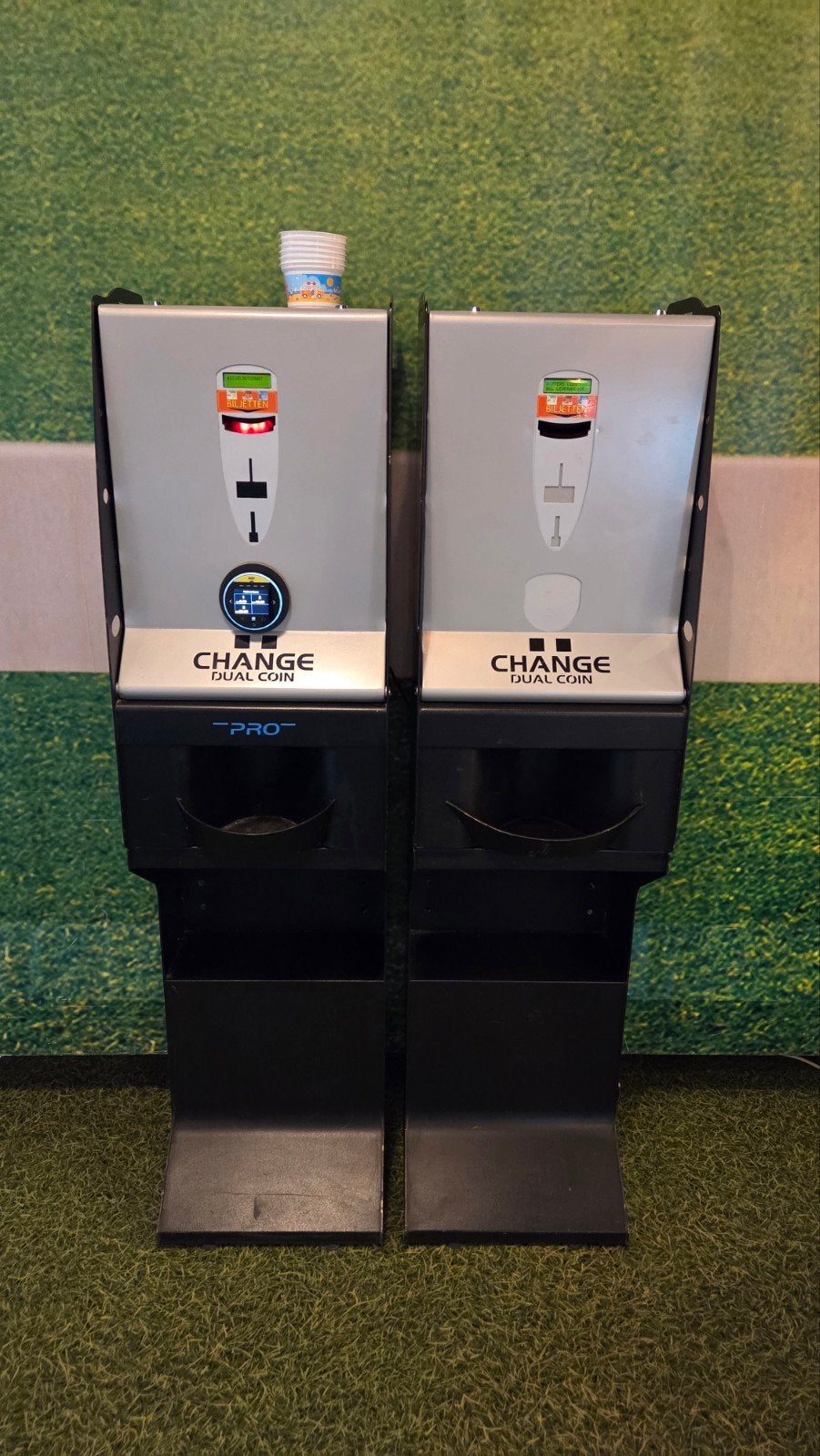 Wisselautomaten, Ophalen, Zo goed als nieuw