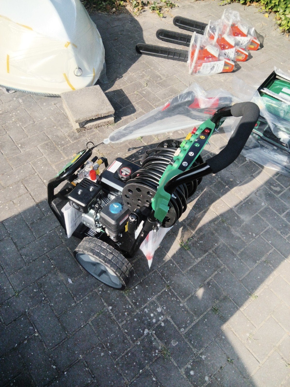 Jungwille Hogedrukreiniger op Benzine - Nieuw, Tuin en Terras, Hogedrukreinigers, Ophalen, Nieuw, Benzine, Jungwille