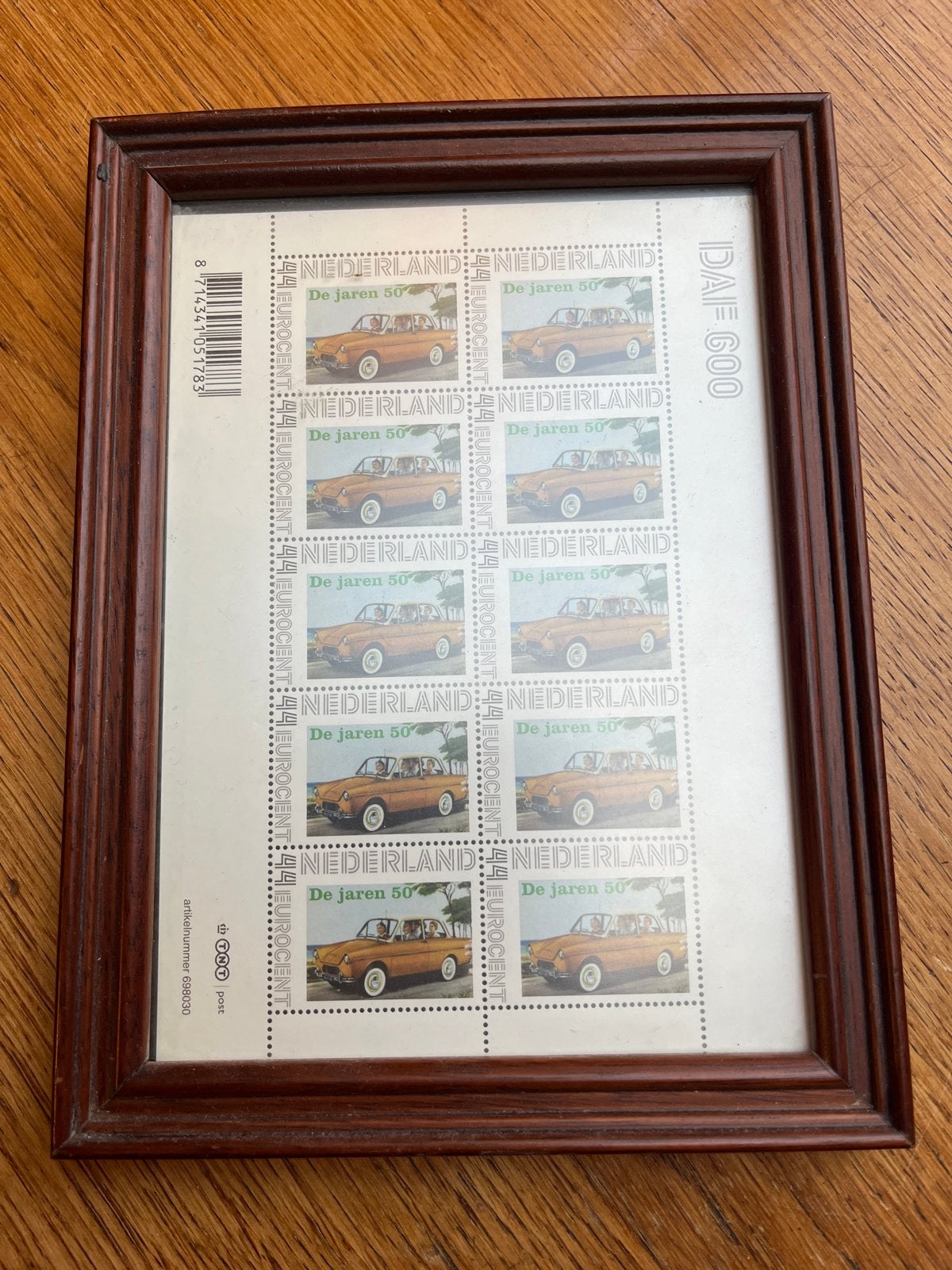 DAF 600 Postzegelvel - De jaren '50, Ophalen of Verzenden, Na 1940, Postfris
