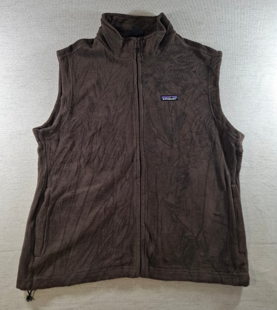 Patagonia Fleece Vest / Bodywarmer – Bruin, Maat L, Maat 52/54 (L), Bruin, Verzenden, Zo goed als nieuw