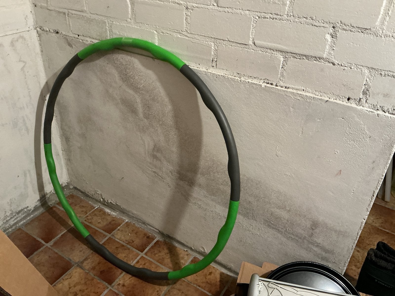 Fitness Hoelahoep - 100 cm doorsnee, Sport en Fitness, Hoelahoeps, Ophalen, Gebruikt, Fitness hoelahoep