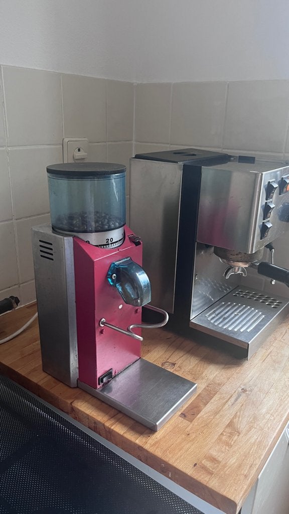 Rancilio silvia espresso machine Rancilio koffiebonen maler, Verzenden, Gebruikt, Overige merken, Koffiemolen