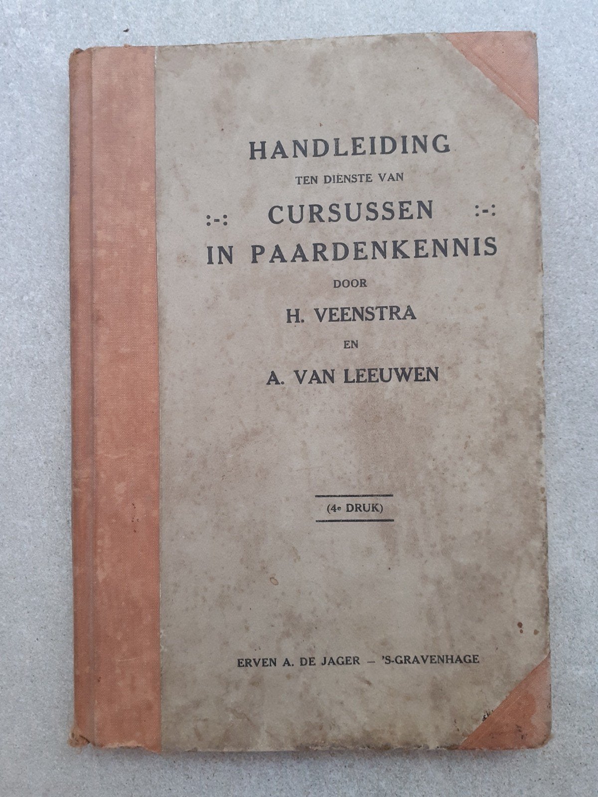 Paardenkennis 1921 cursussen, Ophalen of Verzenden