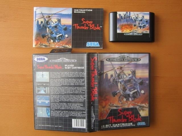 Super Thunder Blade Sega Mega Drive Megadrive (€10 los), Avontuur en Actie, Gebruikt, 1 speler, Ophalen of Verzenden