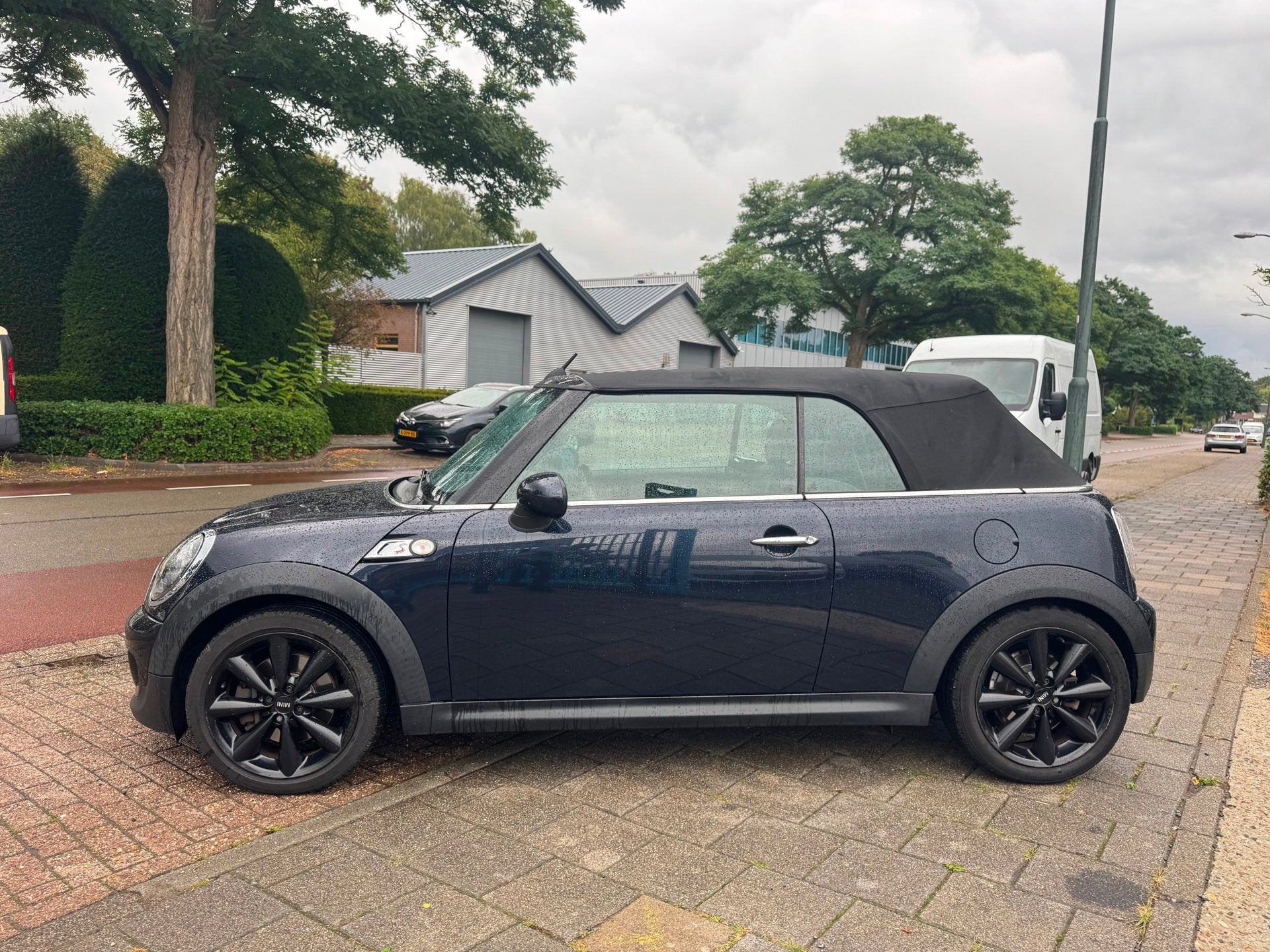 Mini Cabrio 1.6 Cooper S Clima Elek Pakket Xenon Cruise, Auto's, Voorwielaandrijving, Gebruikt, Zwart, 4 cilinders