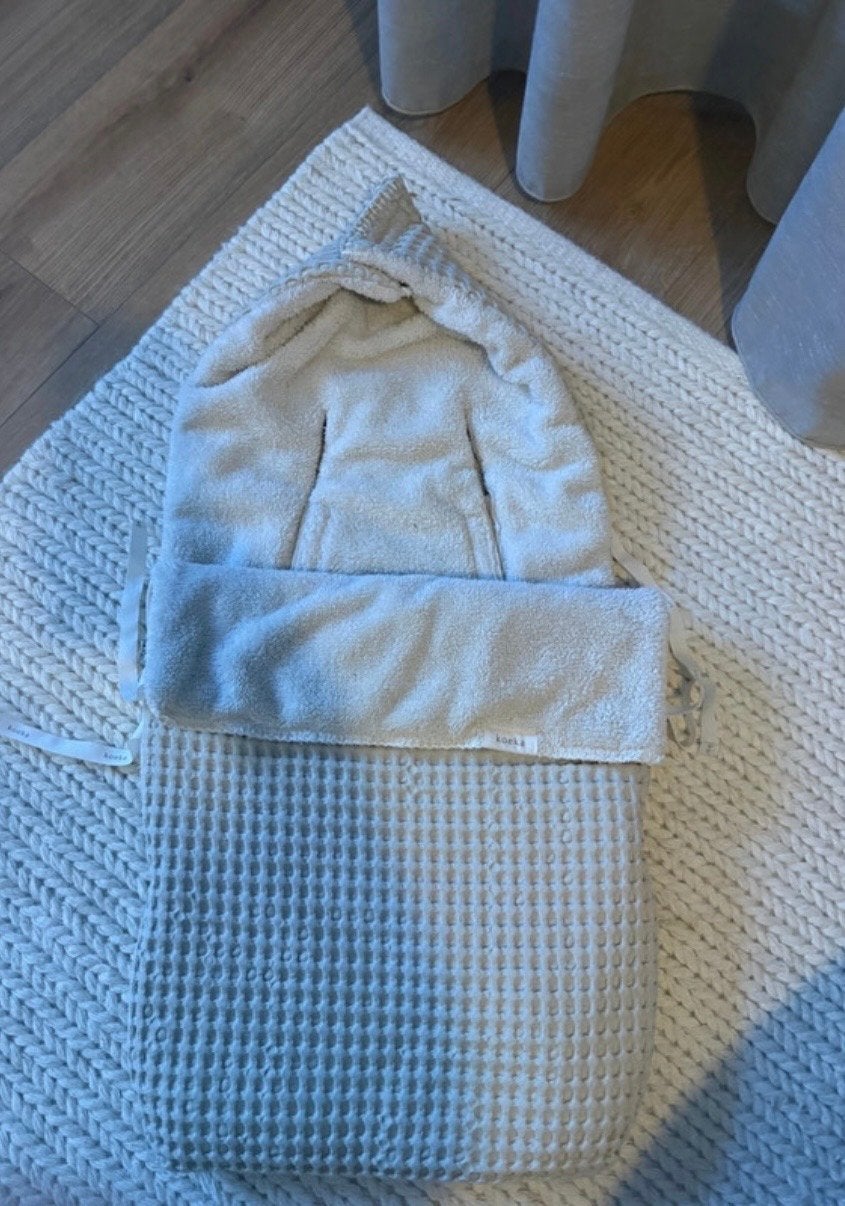 Koeka voetenzak wafelstof beige, Ophalen, Koeka, Zo goed als nieuw, Gevoerd