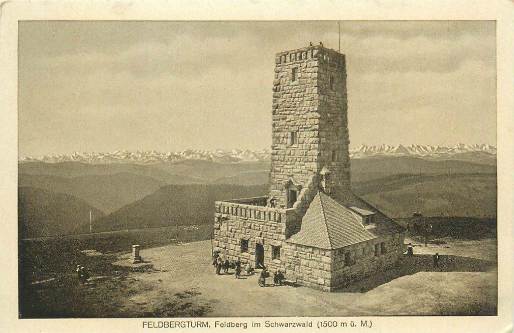 701-412-015 Feldberg Schwarzwald Feldbergturm, Verzenden, Voor 1920, Duitsland