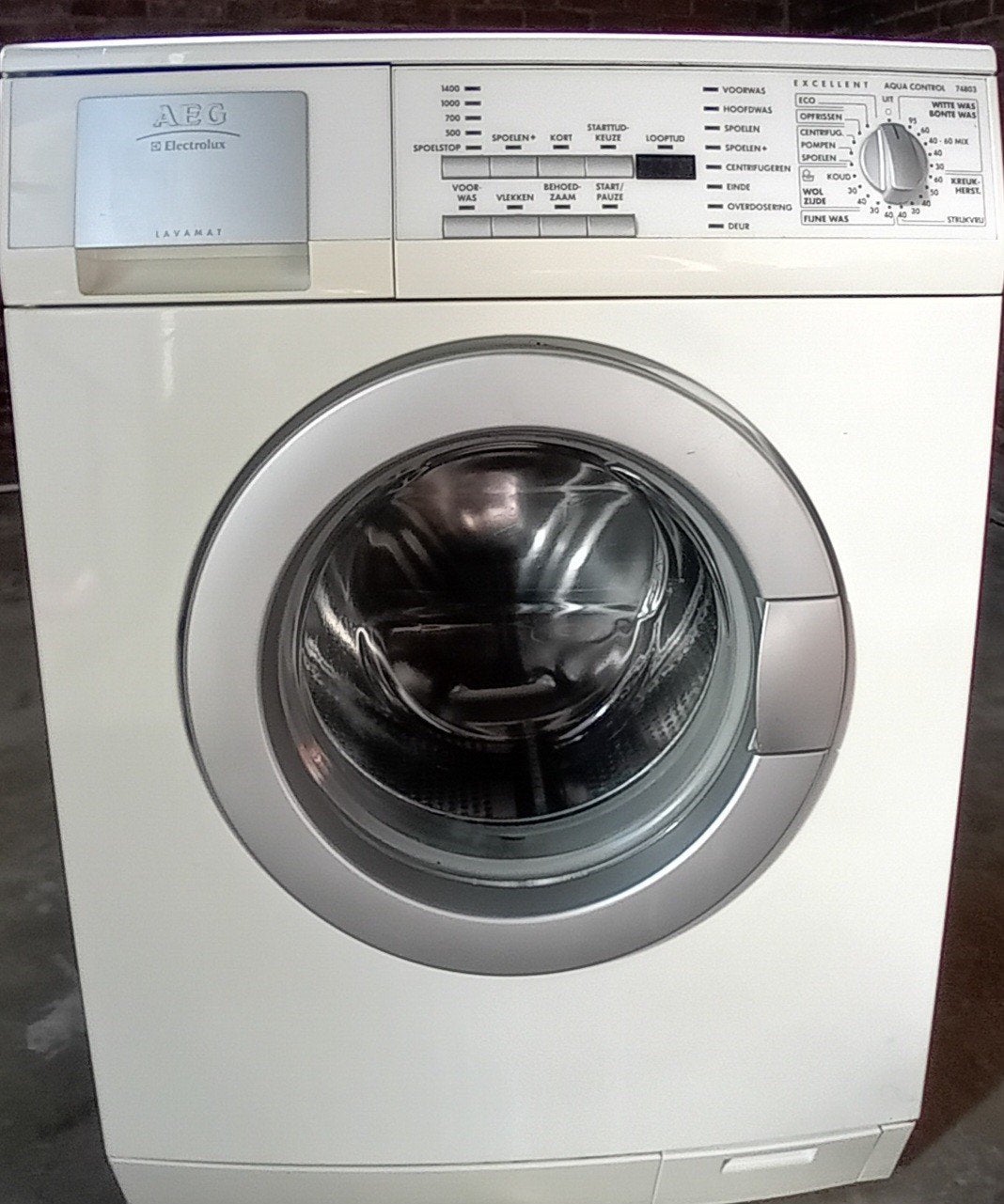 AEG Lavamat Wasmachine - Gebruikt, maar werkt goed, Ophalen, Gebruikt, Voorlader, 85 tot 90 cm