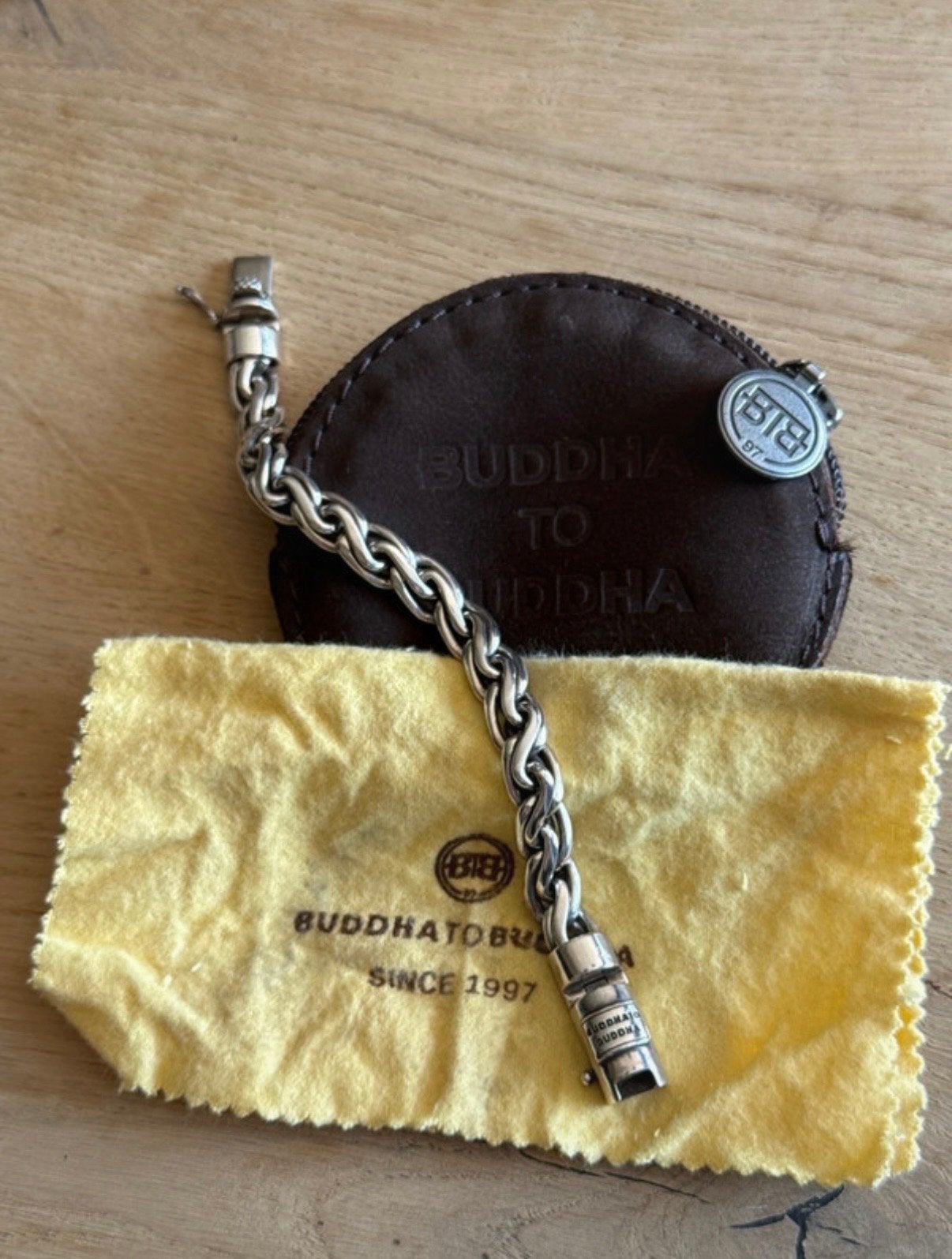 Buddha to Buddha Kadek armband zilver, Sieraden, Tassen en Uiterlijk, Armbanden, Ophalen, Gebruikt, Zilver
