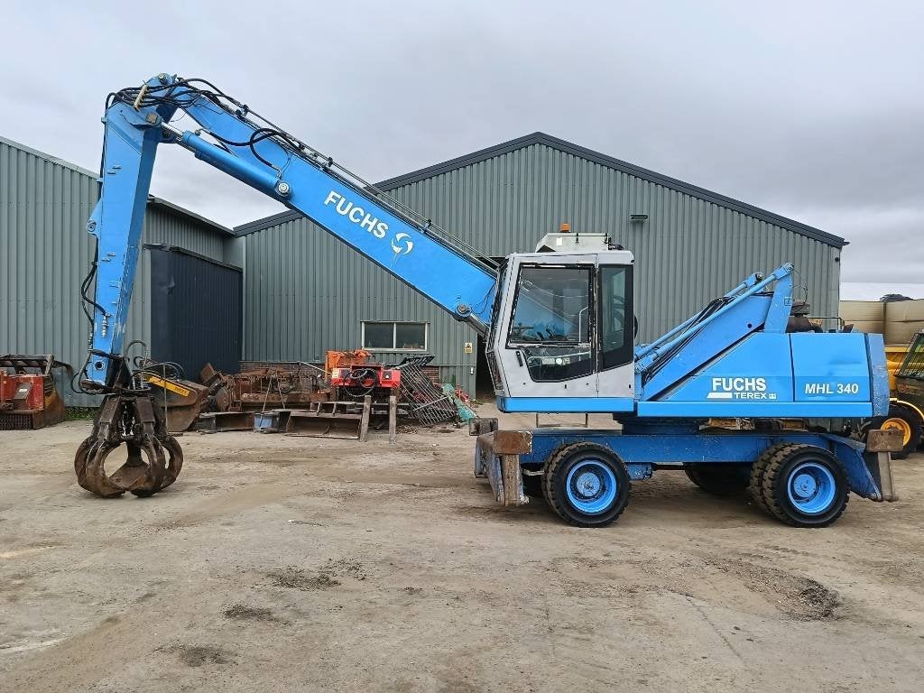 Fuchs MHL 340 waste industry handler umslagbagger (bj 2001), Kraan