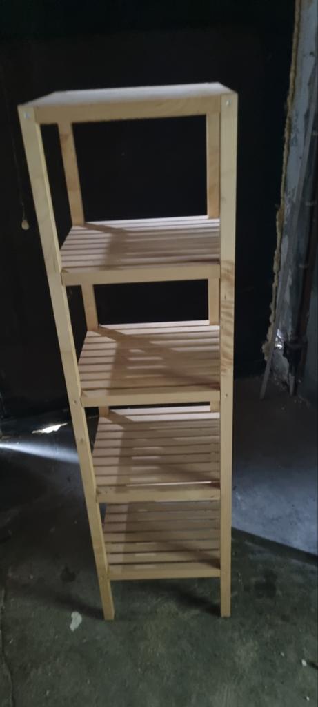 IKEA houten kast / rek met 5 planken, Ophalen, Gebruikt