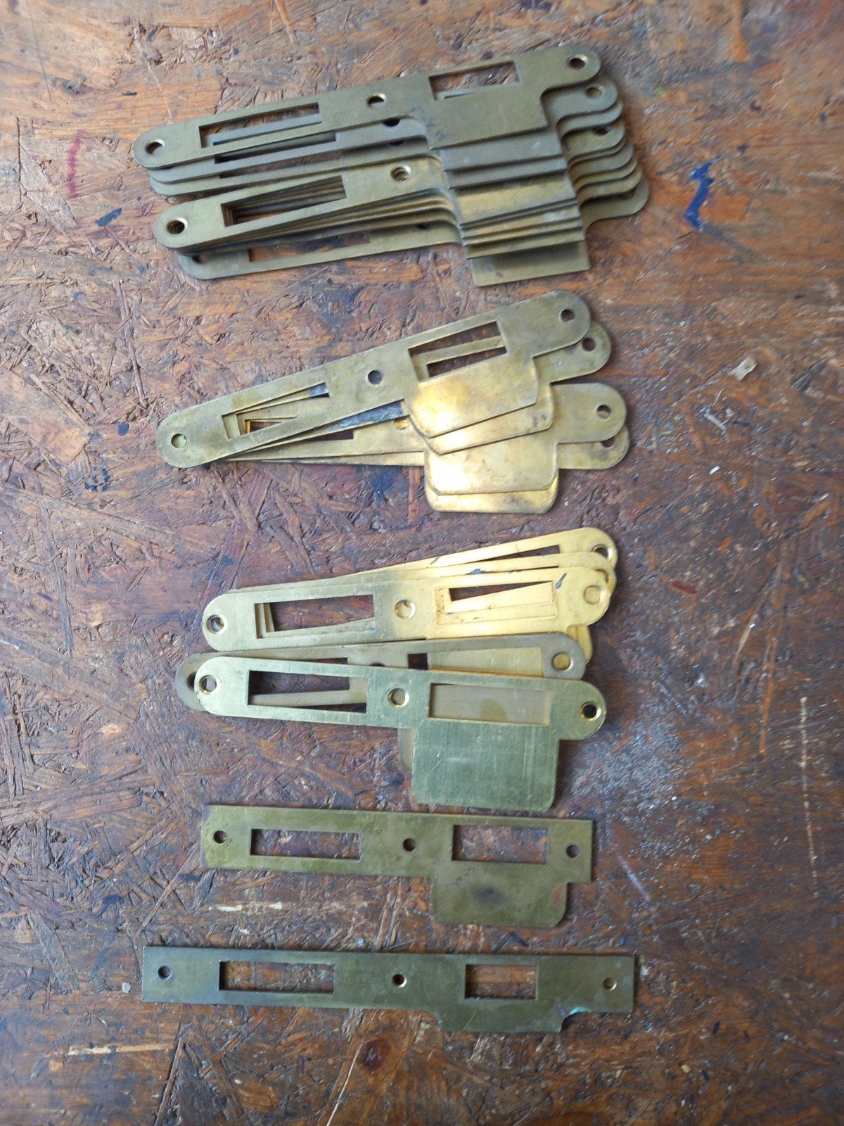 Messing sluitplaten., Ophalen of Verzenden, Nieuw, Overige typen