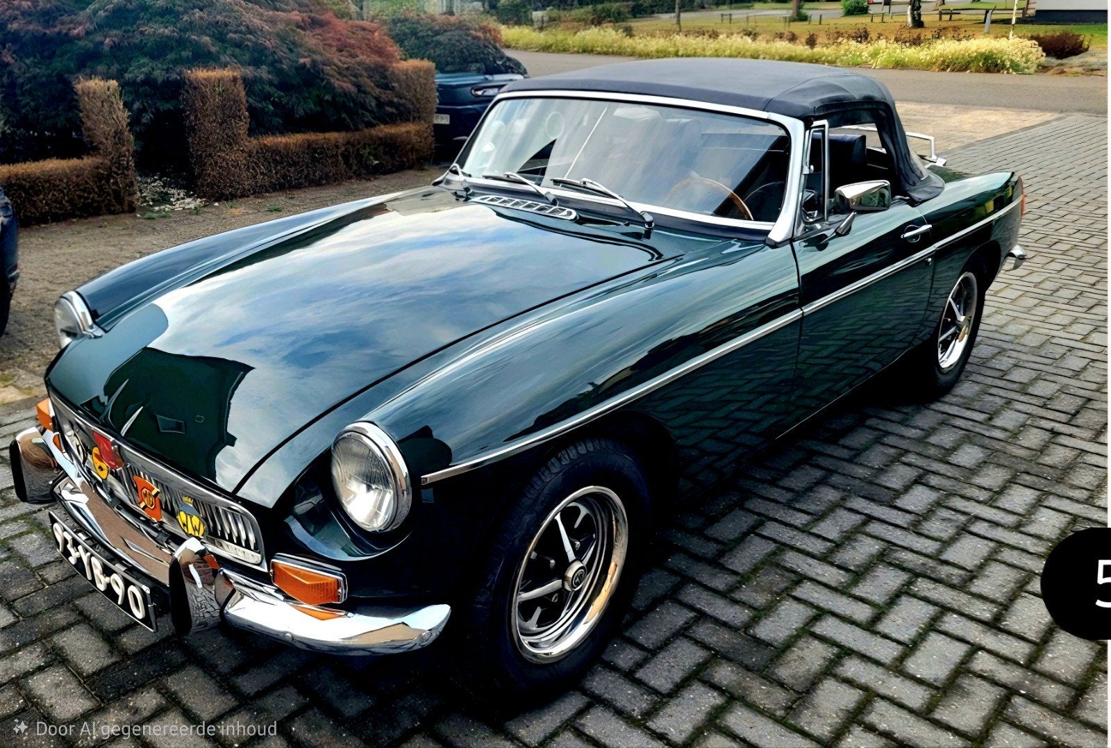 MG B 1.8 Cabriolet 1973 Groen, Auto's, MG, Particulier, B, Benzine, Cabriolet, Handgeschakeld, Geïmporteerd, Groen, Ophalen