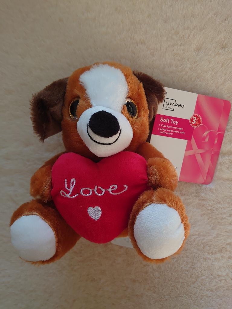 knuffel Livarno Home hond Nieuw, Verzenden, Nieuw, Hond, Wasbaar