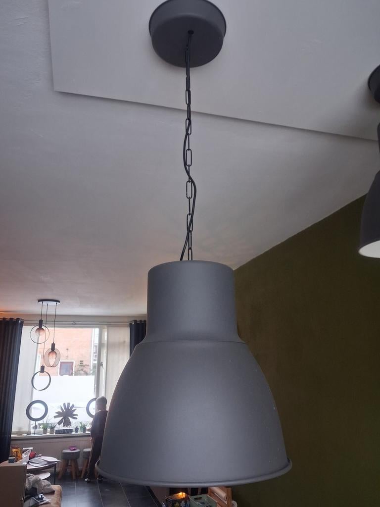 Ikea hectar hanglamp 2x, Huis en Inrichting, Ophalen, Zo goed als nieuw, Metaal, Minder dan 50 cm