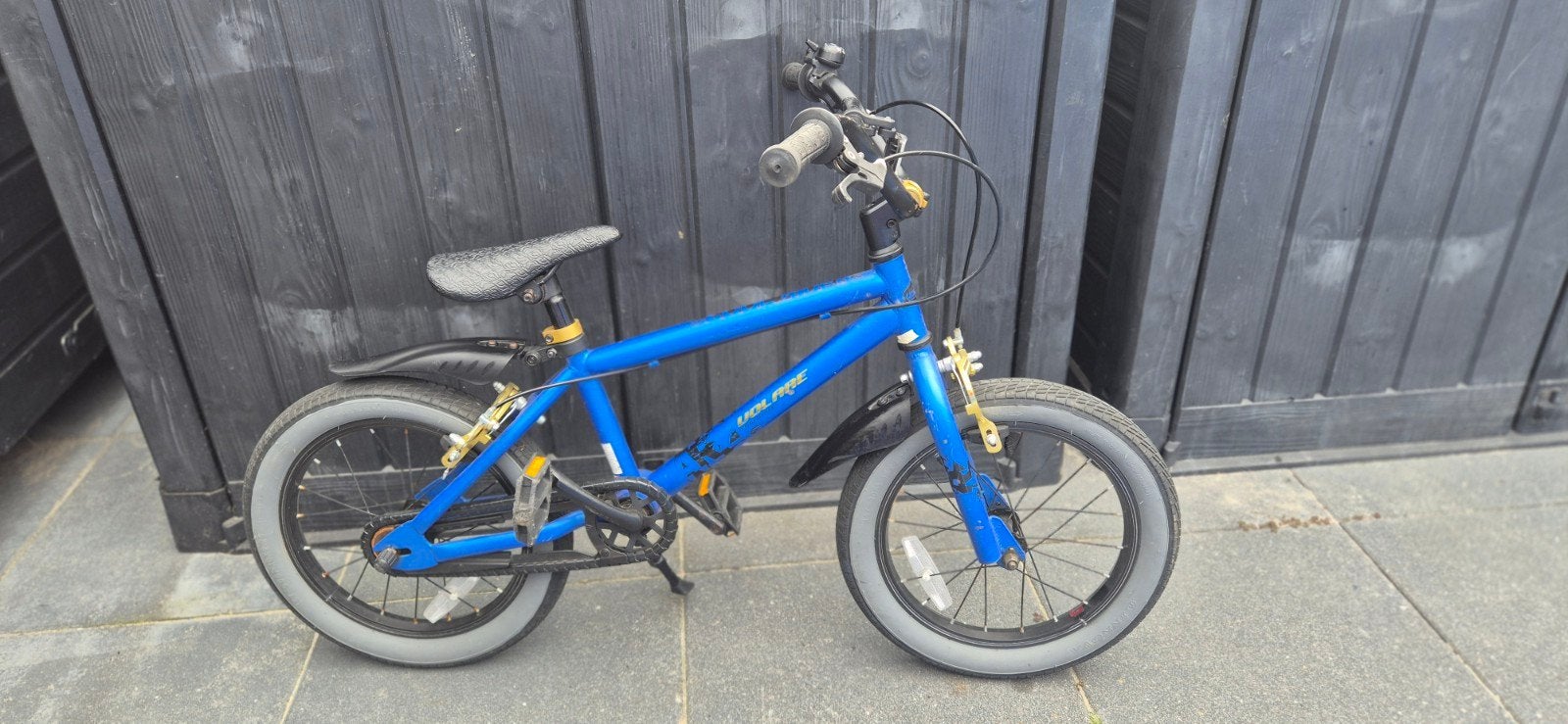 Volare kinderfiets blauw - 16 inch, Ophalen of Verzenden, Gebruikt, 16 tot 20 inch