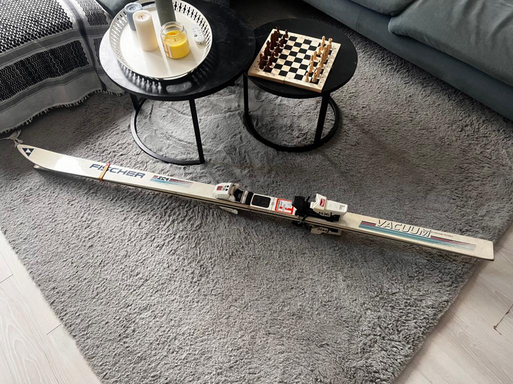 Vintage Fischer Vacuum ski’s 190 cm + Fischer skistokken, 160 tot 180 cm, Fischer, Ophalen of Verzenden, Zo goed als nieuw