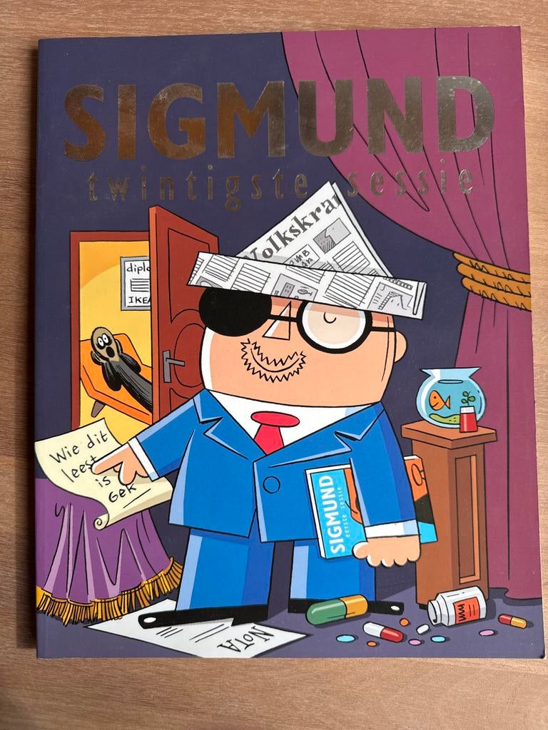 Sigmund Twintigste Sessie - Stripboek, Eén stripboek, Ophalen of Verzenden, Zo goed als nieuw