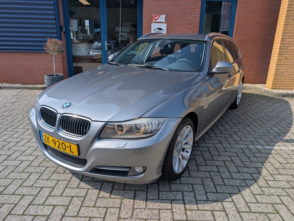 Bmw 3-SERIE 320D LUXURY LINE, Leder, Cruise, Stoelverw, PDC,, Auto's, 21 km/l, Achterwielaandrijving, 4 cilinders, Leder