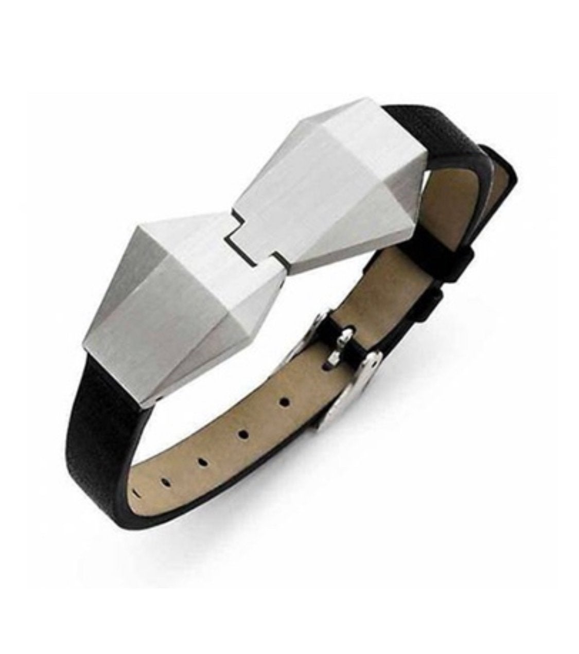 NIEUW Armband staal/leer VAN het merk BREIL, Ophalen of Verzenden, Nieuw