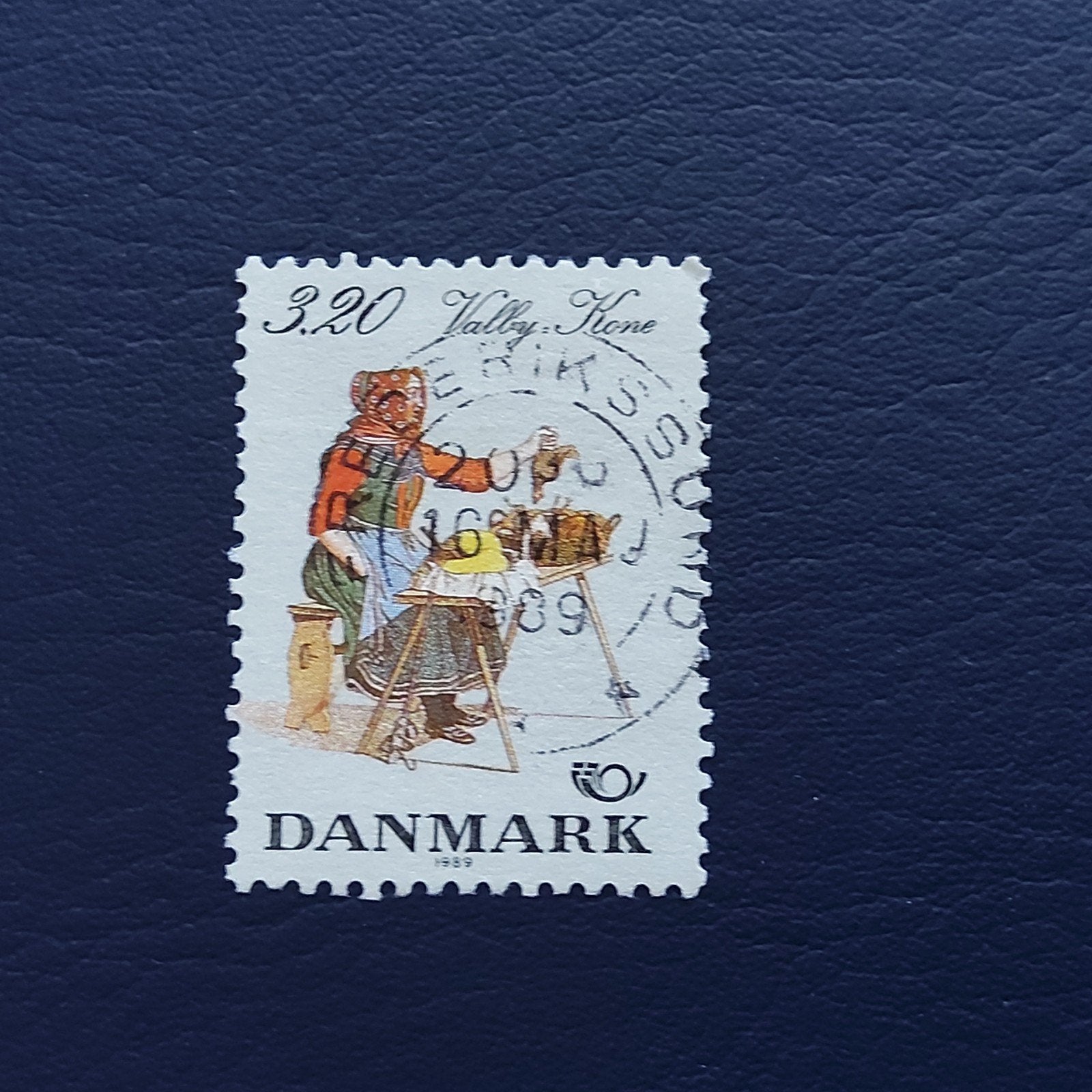 Denemarken postzegel 1989 - Gestempeld, Postzegels en Munten, Ophalen of Verzenden, Gestempeld