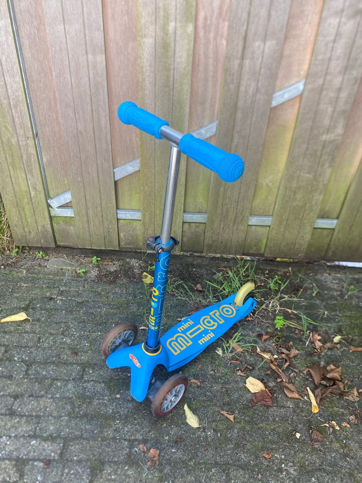 Micro Mini 3-Wiel Kinderstep Blauw, Ophalen of Verzenden, Gebruikt, Gewone step