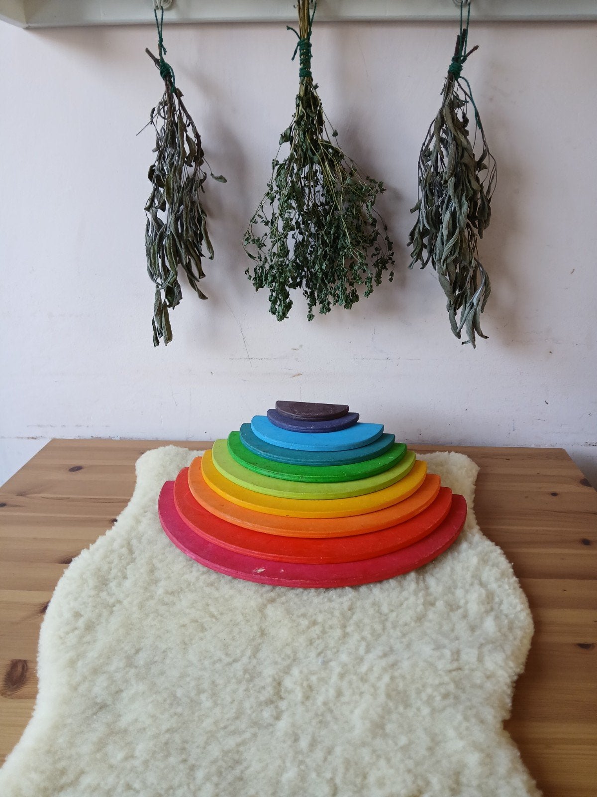 Grimms grote halve schijven (regenboog), Kinderen en Baby's, Ophalen of Verzenden, Gebruikt, Overige typen