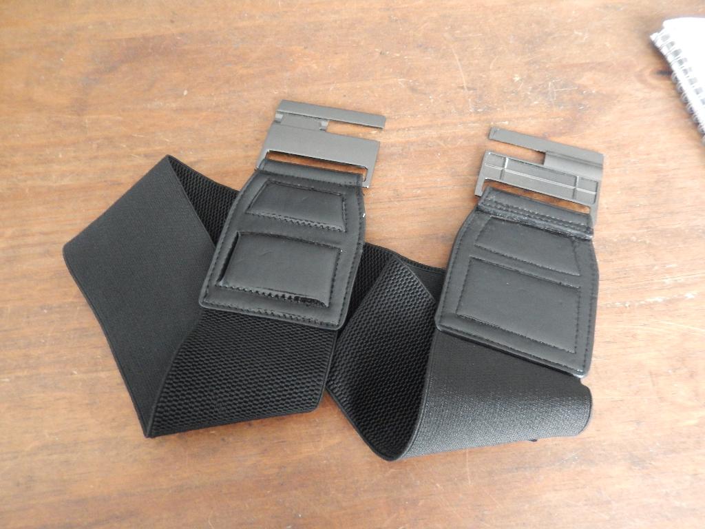 Rekbare riem 109 cm(zgan), Ophalen, 100 cm of meer, Zwart, Tailleriem