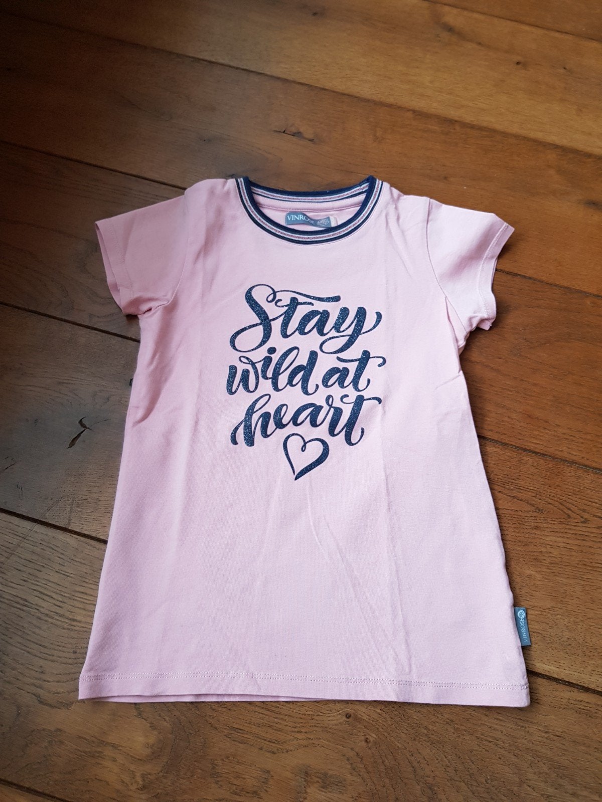 Vinrose t-shirt maat 134/140, Kinderen en Baby's, Vinrose, Meisje, Ophalen of Verzenden, Zo goed als nieuw
