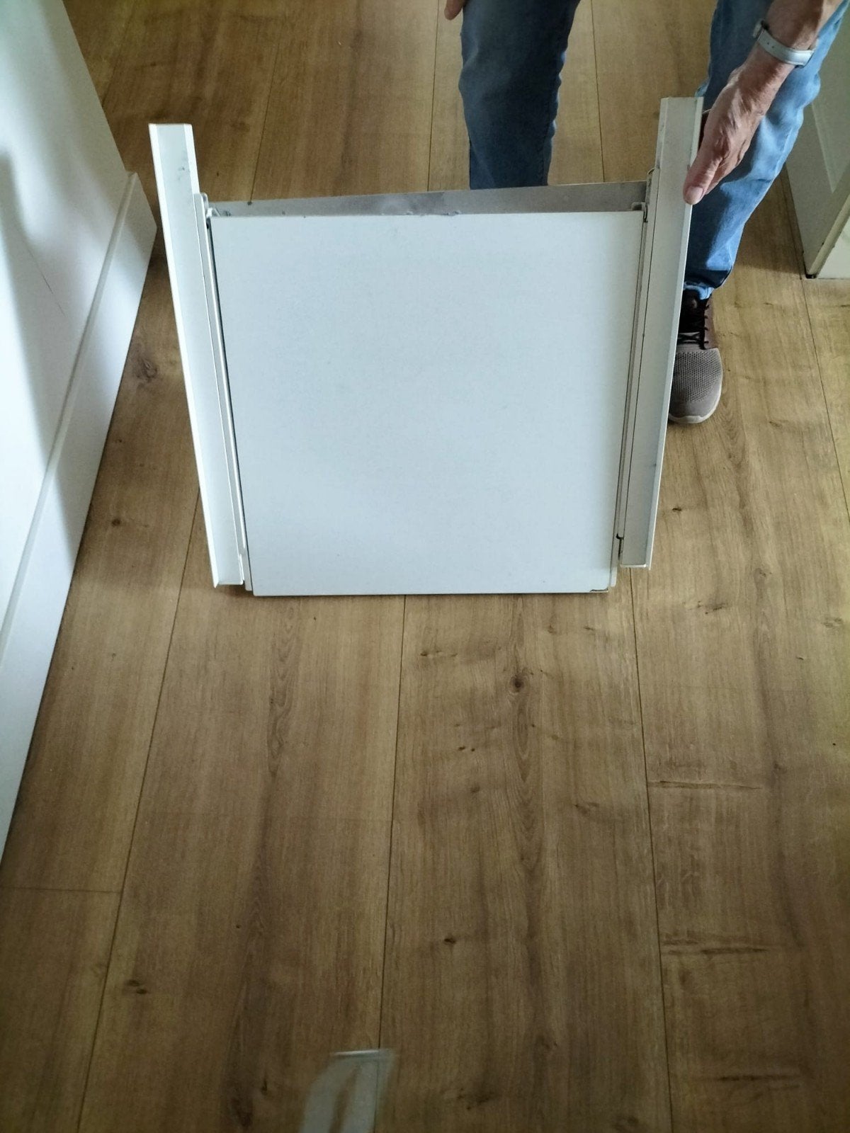 Opvouwbare schuilplaats tussen wasmachine en droger, Ophalen of Verzenden, Gebruikt