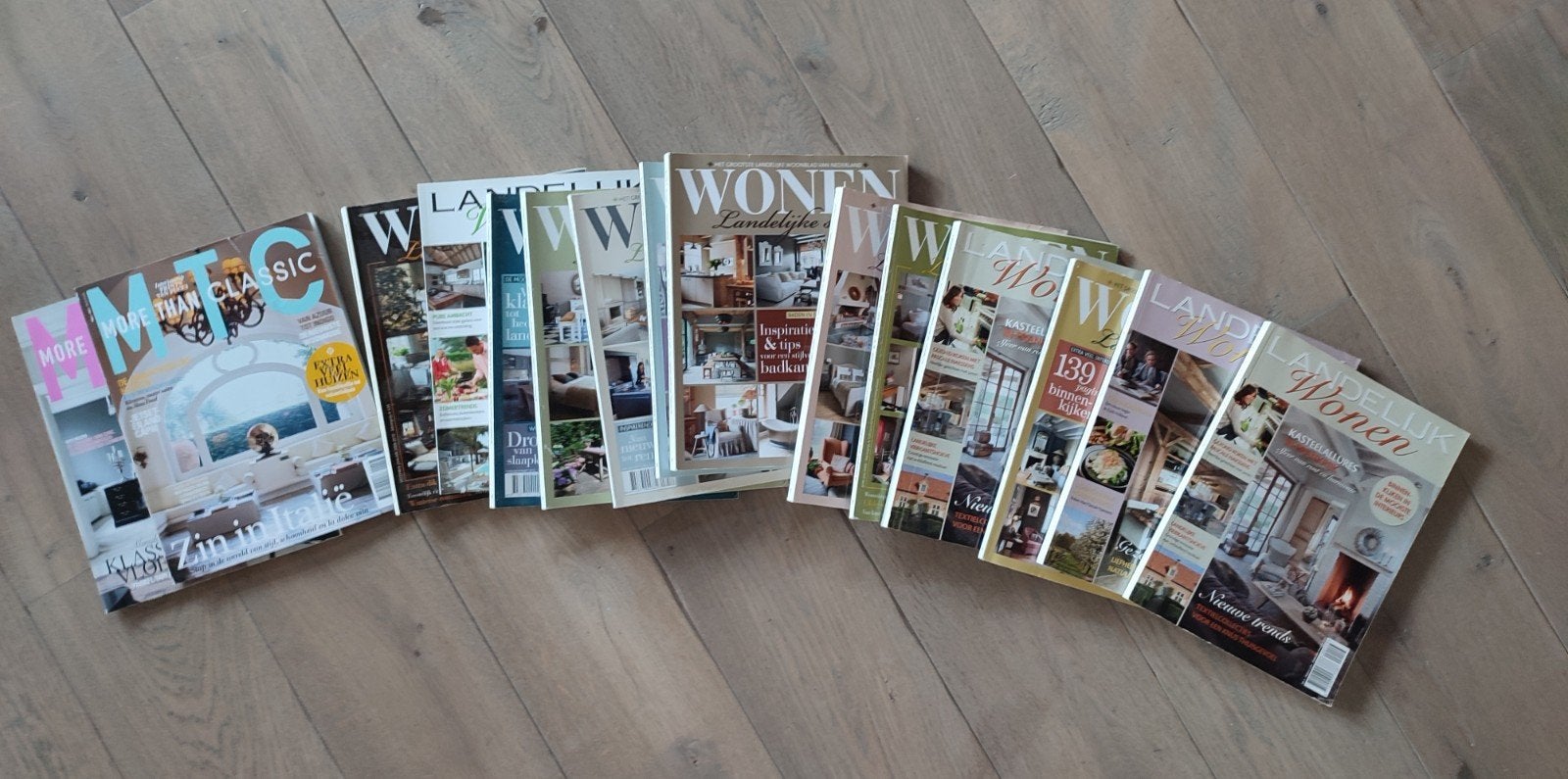 Woonbladen: Landelijk Wonen, More Than Classic, Wonen, Ophalen, Gelezen, Overige typen