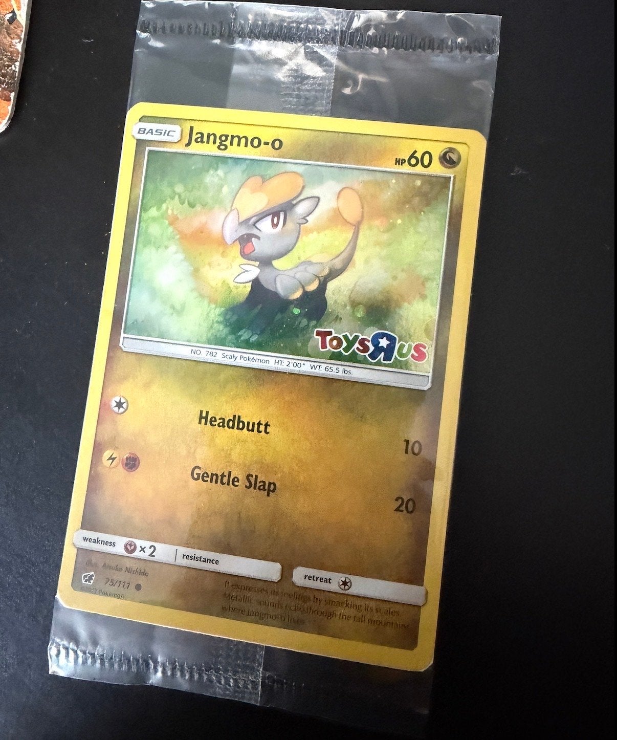 Sealed Toys”R”Us Jangmo-o  (USA Exclusief)  Holo Promo, Ophalen of Verzenden, Nieuw, Losse kaart